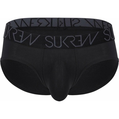Slipy Sukrew Apex Brief Black čierne pánske slipy