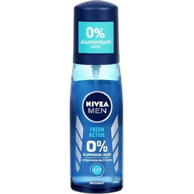 Nivea Men Fresh Active Део спрей-помпа за мъже 75мл