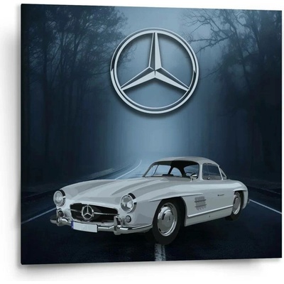 Sablio Obraz Mercedes-Benz 300 SL V lese - 110x110 cm