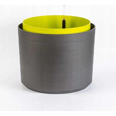 Plastia Kvetináč plast sivý, zelený 55 x 55 x 46 cm