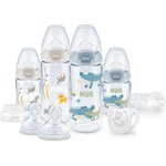 Nuk Стартов комплект NUK - First Choice, Perfect Start, Temperature Control, 10 части, момче (10225276)