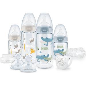Nuk Стартов комплект NUK - First Choice, Perfect Start, Temperature Control, 10 части, момче (10225276)