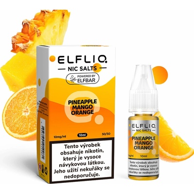ELFLIQ Nic SALT Pineapple Mango Orange 10 ml 10 mg