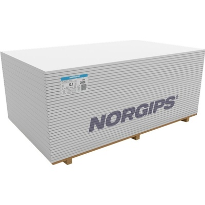 Sádrokartonová deska bílá Norgips S 12,5 mm (2,5 m2) – Sleviste.cz