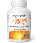 Natural Factors Мускулна и сърдечна функция - RegenerLife Л-Таурин, 1000 mg х 120 капсули (1911 NF)