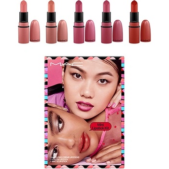 MAC Haute Gossip Mini Lipstick Kit комплект червила за устни за жени 1 бр