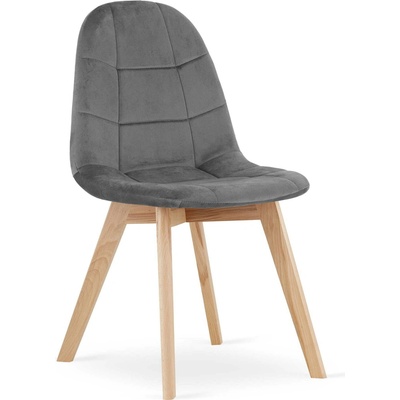 Leobert Bora tmavě šedý samet 4 ks