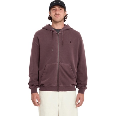 Volcom Single Stone Tw Zip vínová