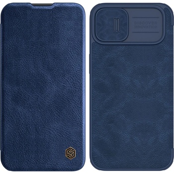 Nillkin Кожен калъф Nillkin Qin Pro Leather за iPhone 14 Plus, 6.7, 2022, син (KXG0037908)