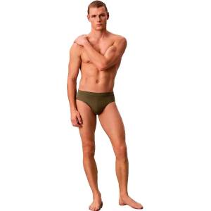 Calvin Klein Бански гащета Calvin klein LV00N61031 Brief swimming boxer - Green (Brush Green)
