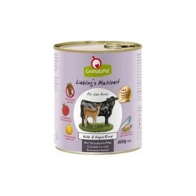 GranataPet Zverina & angus hovädzie mäso 800 g