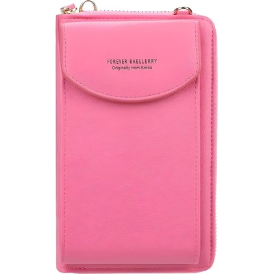 HARAHU Портфейл Crossbody Baellerry ME-25503 - Тъмно Розова KP25503 (ME-25503)