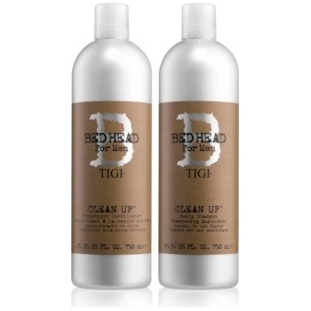 Tigi Bed Head B for Men Clean Up šampon 750 ml + Peprmint kondicionér 750 ml dárková sada