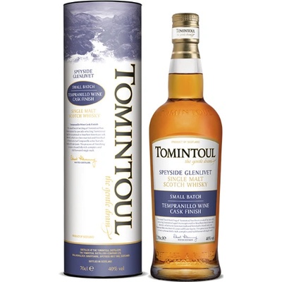 Tomintoul Tempranillo Wine Cask Finish 40% 0,7 l (tuba)