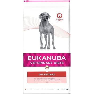 EUKANUBA Veterinary Diets Intestinal - за кучета от всички породи над 1г. с чувствителен стомах и храносмилателни проблеми, 12kg