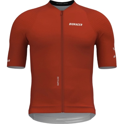 Bioracer Мъжка фланелка с къс ръкав за колоездене Bioracer Icon Jersey Impulse Cycling jersey - Terra Cotta - размер XXL (056-4264-0315)