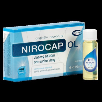 Nirocap OL vlasový balzám pro suché vlasy 6 x 15 ml