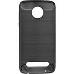 Forcell Противоударен Силиконов Калъф за Lenovo Moto Z2 Play, Forcell Carbon Case, Черен (5901737859334)