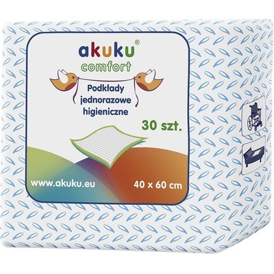 Akuku Jednorázové hygienické podložky 40 x 60 30 ks