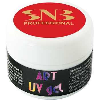 SNB Uv Гел боичка snb за декорация, червена пастел, 5 мл, npga11 (npga11)