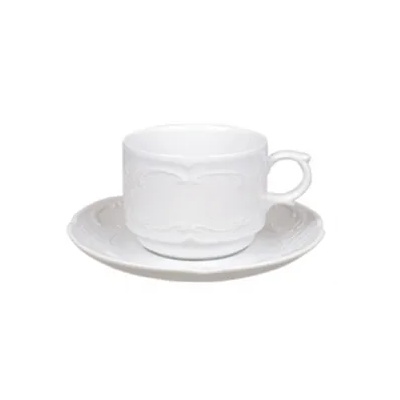 Gural Porselen - Флора Чаша с чинийка 220ml. (FLO 02 CT) (0180159)