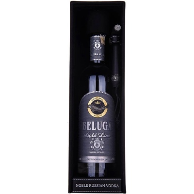 BELUGA Gold Line кожена кутия - водка 700ml