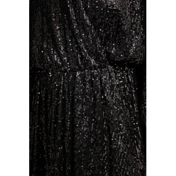 BOSS Orange Рокля BOSS Orange в черно къса разкроена 50548326 (50548326)