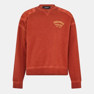 Dsquared2 Блуза DSQUARED2 Men's Crew-Neck Crew Sweatshirt - Rust
