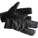 Cyklistické rukavice Craft Siberian Split Finger black