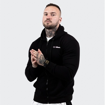 GymBeam Суичър Zipper Hoodie Black XL