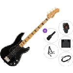 Squier Classic Vibe 70s Precision Bass MN Premium SET Black Електрическа бас китара