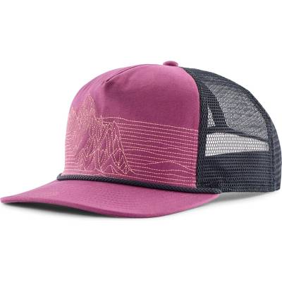 Patagonia Шапка с козирка Patagonia Airfarer Cap - Strataspire Stripe: Faded Magenta - размер One Size (904-2234-0911)