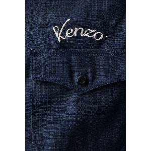 KENZO риза мъжка от памук (FG65CH5489PK)