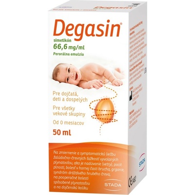 Degasin Baby Rýchla úľava pre spokojné brušká! 50 ml