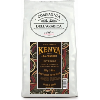 Caffe Corsini Compagnia Dell'Arabica Keňa praná kávová zrna 250 g