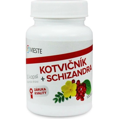 Vieste Kotvičník + Schizandra 30 kapsúl