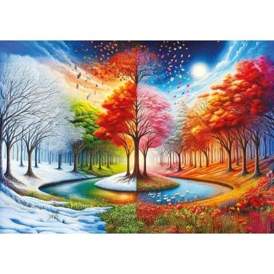 ART PUZZLE Štyri svety 2000 dielov