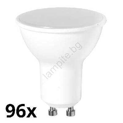 К-кт 96 бр. led крушки gu10/7, 5w/230v 4000k (p5380)