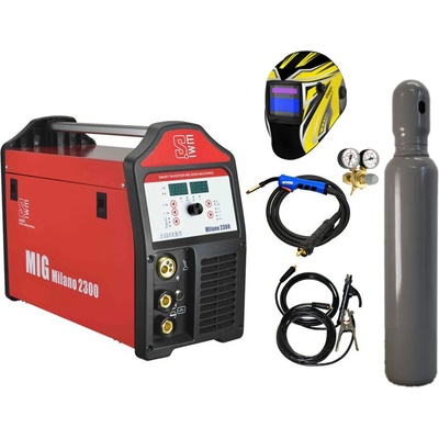 VECTOR WELDING Milano 2300 MIG + hořák + kukla + ventil + lahev