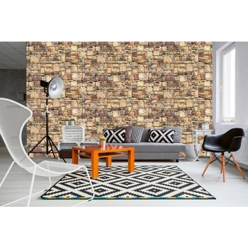 DIMEX ART s. r. o Луксозна флизелинова тапета кафява мазилка