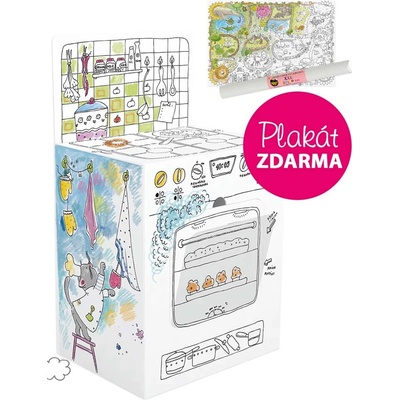 Kuchyňský sporák k vymalování