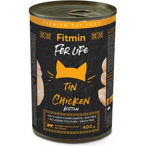 Dibaq Fitmin For Life Консервирана храна за котенца с птиче месо 400 g