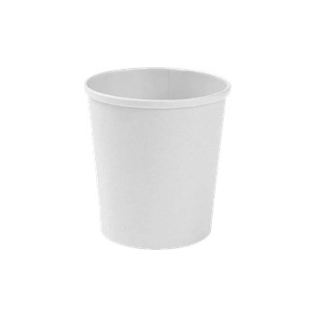 EcoObaly Papírová miska EKO na polévku 450 ml bílá