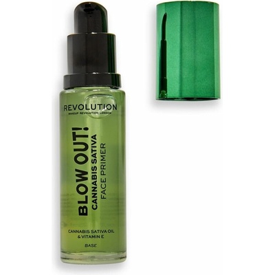 Makeup Revolution Good Vibes Blow Out Podkladová báza s konopným olejom 25 ml