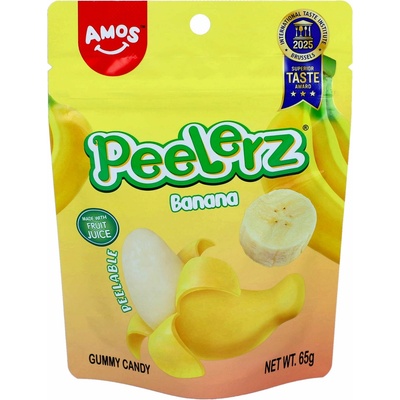 Amos Peeler Banana Peelable Gummy 65 g