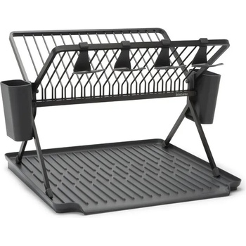 Brabantia Стойка за сушене на съдове 51 см, сгъваема, сива, Brabantia (BRAB139482)