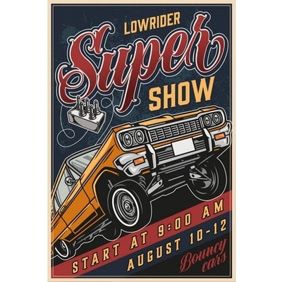 Ceduľa Racing - Super Show