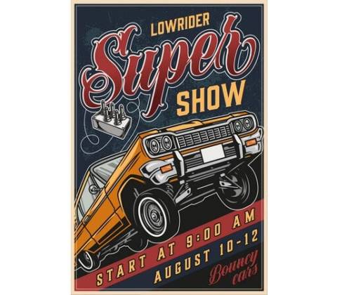 Ceduľa Racing - Super Show