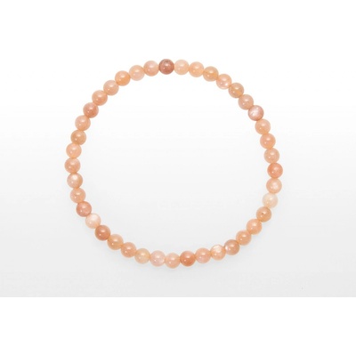 SVĚT KAMENŮ s.r.o. Měsíční kámen oranžový náramek 4 mm 00197687