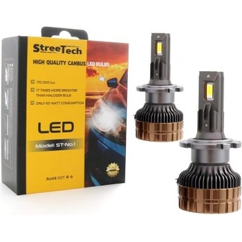 Image 1 of Лед крушки - Led система D1S / D2S / D2R / D3S / D4S модел STN1 за 12 Волта - 55W - Canbus 6000K - 1400% повече светлина